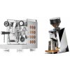 Rocket Espresso Appartamento, copper + Eureka Mignon Zero 65 Speedy, CR chrome