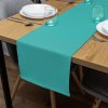 Biante Dekoračný behúň na stôl Rongo RG-020 Tyrkysový 35x120 cm