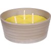 Vonná sviečka CITRONELLA SIRIUS 3 knôty miska Ø16 x 7 cm 420 g