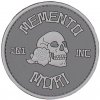 Gumová nášivka 101 Inc Memento Mori - sivá