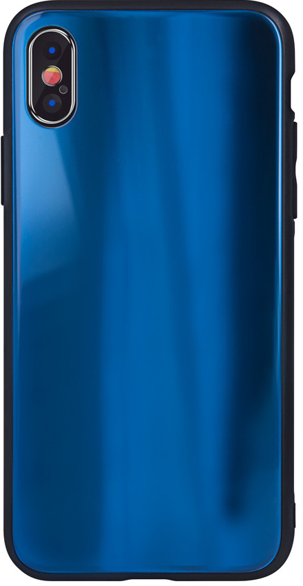 Púzdro Aurora Glass Samsung Galaxy J6 Plus 2018 tmavomodré