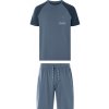 CR7 pánske krátke pyžamo navy modrá/modrá
