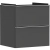 Skrinka pod umývadlo bez umývadla Hansgrohe Xelu Q 58x62,5x47,5 cm šedá matná 54024000