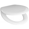 JIKA ZETA WC sedadlo 370x440mm, s krytom, s oceľovými úchytmi, termoplast, biela, H8932710000637