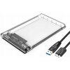 Externý kryt na pevný disk priehľadné HDD SSD 2,5