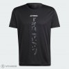 adidas Terrex Agravic Trail Running tričko, čierna S
