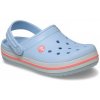 Detské papuče Crocs Crocband Clog K Blue Frost/Guava Veľkosť topánok (EU): 33-34 / Farba: modrá/ružová