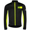 Force FROST čierno-fluo pánska softshell cyklobunda - S
