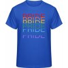 Premium Tričko - Dúhový dizajn - Pride, Pride, Pride - Royal - XL - Pánske
