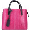 Kožená kabelka 960 fuxia