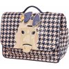 Školská aktovka It Bag Midi Houndstooth Horse Jeune Premier ergonomická luxusné prevedenie 30*38 cm