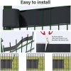 Páska Strend Pro EUROSTANDARD, 190 mm, L-35 m, tieniaca, antracit, krycia, na plotové panely, s 20 klipsami, 450 g/m2, PVC, RAL7