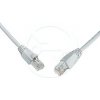 SOLARIX 10G patch kabel CAT6A SFTP LSOH 1m, šedý non-snag proof C6A-315GY-1MB