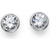 Náušnice s krištáľmi Swarovski Oliver Weber Basic CZ cry