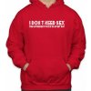 Fajntričko Mikina I Dont need sex