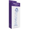 Spiraled Ice GSpot Teaser Dildo Clear Blue Kinx