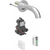 Geberit Piave - Elektronická umývadlová batéria pod omietku, napájanie z generátora, easy to clean, kefovaná nerezová 116.266.SN.1