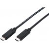 C-TECH CB-USB32-20B USB 3.2, Type-C (CM/CM), PD 100W, 20Gbps, 2m, černý