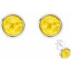jantario Jantárové náušnice Studienka žlté 880602