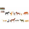 Teddies Zvířátka mini domácí farma plast 4-6cm 12ks v sáčku