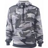 CRV CRAMBE / Maskáčová mikina / klokanka s kapucňou - šedá camouflage XXXL