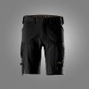 Snickers Workwear Pracovné kraťasy AllroundWork Stretch+ čierne