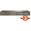 Tenda TEG1016D - 16-port Gigabit Ethernet Switch, 10/100/1000 Mbps, Fanless, Rackmount, Kov 75010017