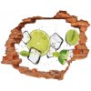 Diera 3D fototapeta nálepka Lime ice 90x70 cm
