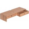 Kondela Podstavec pod monitor, 60x20cm, bambus, prírodný, ELARO TYP 2