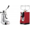 La Pavoni Stradivari Lusso + Eureka Mignon Perfetto, CR ferrari red