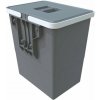 Elletipi Vstavaný odpadkový kôš EASY - na dvierka, 18 l, 18 l