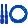 Ninja Rope - Švihadlo na kondícii, nastaviteľná dĺžka, vhodné ako parťák do fitka. Vyber farbu rukovätí:: Modré, Vyber priemer lanka:: 5 mm – ťažšie a silovejšie (odporúčané pre mužov), Farba lanka: T
