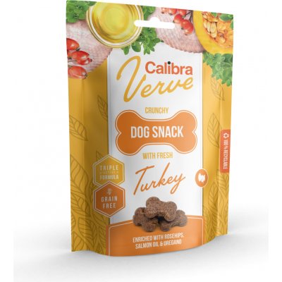 Calibra Dog Verve Crunchy Snack Fresh Turkey 150g