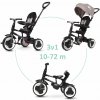 QPLAY Trojkolka Rito eva Grey, vek 10-72 mesiacov