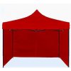 Ekspand Nožnicový stan ŠTANDARD 2x2 m ČERVENÝ