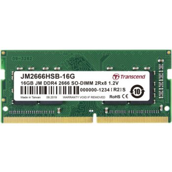 Transcend DDR4 16GB 2666MHz CL19 JM2666HSB-16G