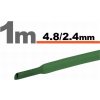 SOLEX Zmršťovacia trubička 4,8mm/2,4mm DRS4,8-2,4/GR sivá