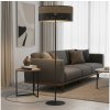 EMIBIG Stojacia lampa KARBON 1xE27/15W/230V čierna/hnedá 1653/LP1 + záruka 3 roky zadarmo