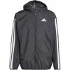 Dámska bunda adidas, ESSENTIALS 3-STRIPES RAIN.RDY čierna,biela XL