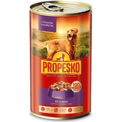 Propesko kúsky teľacie kuracie v omáčke 1,24 kg