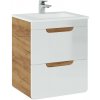 ArtCom Kúpeľňová skrinka s umývadlom ARUBA White U50/1 | 50 cm