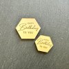Happy Birthday hexagon