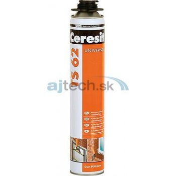 CERESIT TS62 Pro PUR pena univerzálna montažna pištoľová 750ml