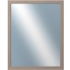 DANTIK - Zrkadlo v rámu, rozmer s rámom 80x100 cm z lišty STEP hnedá (3020)