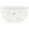 Bastion Collections Keramická miska White / Rose Little Flowers 600 ml
