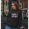 Bullshirt.sk Dámska mikina - Fuck Vegans Čierna M