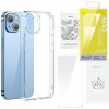 Baseus SuperCeramic Transparent Glass Case a sada tvrdeného skla pre iPhone 14 Plus