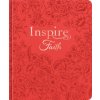 Inspire Faith Bible Nlt, Filament Enabled Edition (Hardcover Leatherlike, Coral Blooms): The Bible for Coloring & Creative Journaling