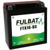 FULBAT bezúdržbová motocyklová batéria FTX16-BS (YTX16-BS)