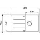 Franke BFG 611-78 GRAFIT